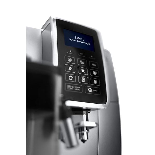 Espressor automat DELONGHI Dinamica ECAM 350.75.S, 1.8l, 1450W, 15 bar, argintiu-negru