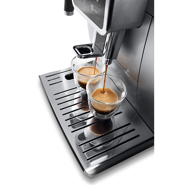 Espressor automat DELONGHI Dinamica ECAM 350.75.S, 1.8l, 1450W, 15 bar, argintiu-negru