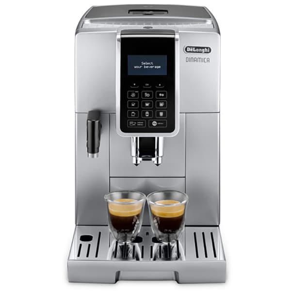 Espressor automat DELONGHI Dinamica ECAM 350.75.S, 1.8l, 1450W, 15 bar, argintiu-negru