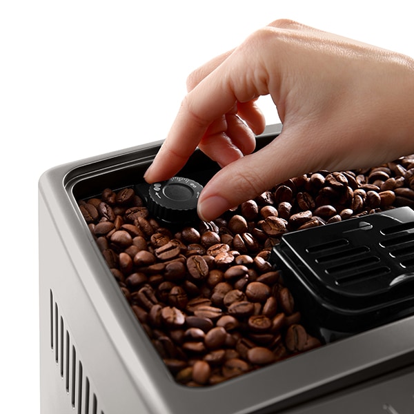 Espressor automat DELONGHI Dinamica Plus ECAM.370.95.T, 1.8l, 1450W, 19 bar, gri inchis-argintiu
