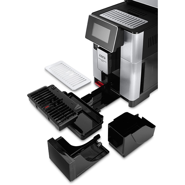 Espressor automat DELONGHI PrimaDonna Soul ECAM.610.74.MB, 2.2l, 1450W, 19 bar, argintiu-negru