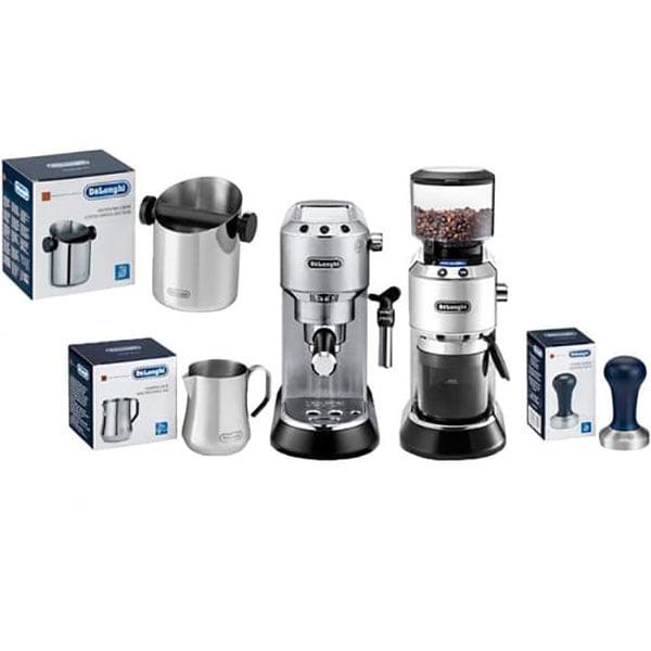 Barista pack DELONGHI ECKG6821.M, 1.1l, 1300W, 15 bar, sistem Cappuccino, argintiu-negru