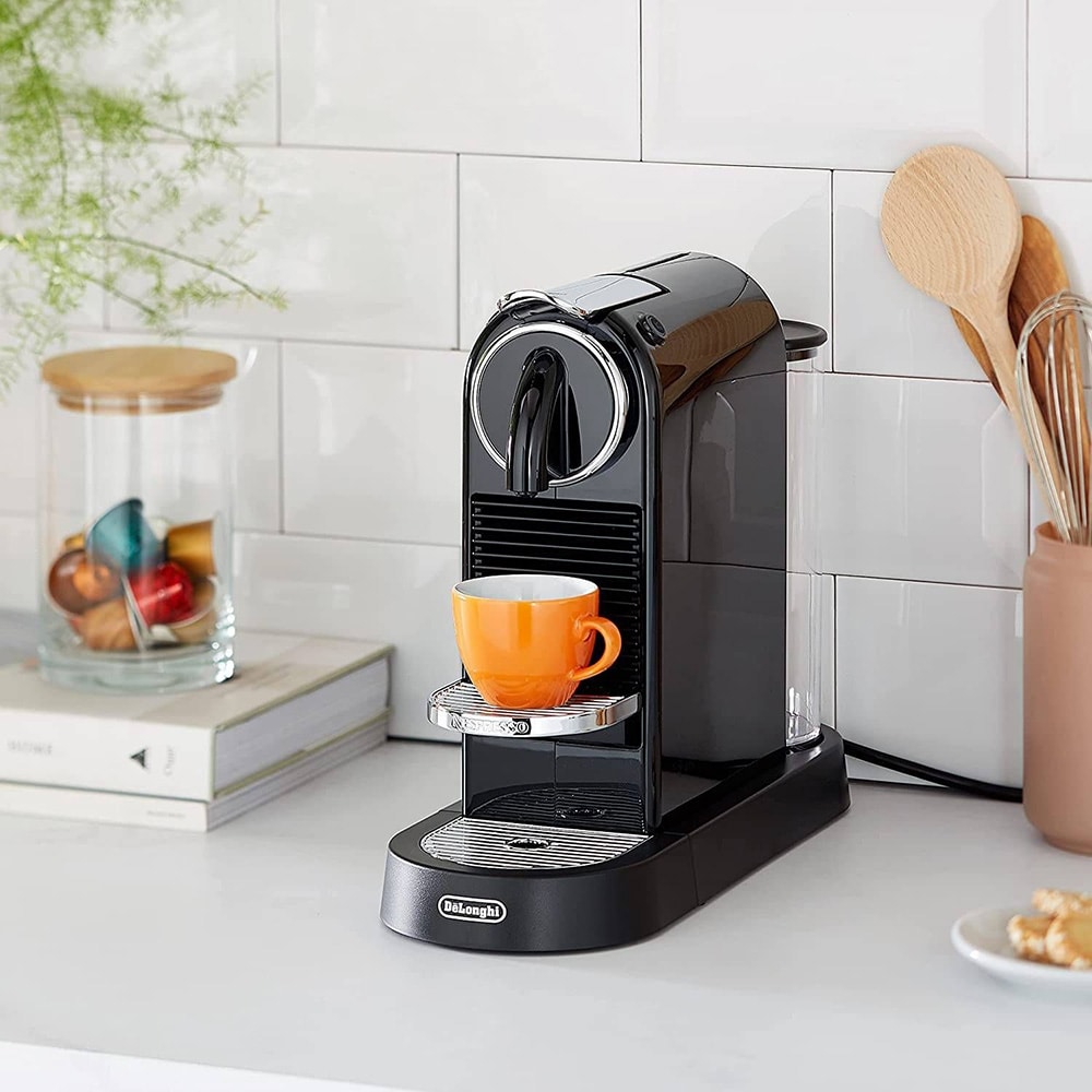 Espressor capsule NESPRESSO CitiZ EN167.B, 1l, 1260W, 19 bar, negru-argintiu