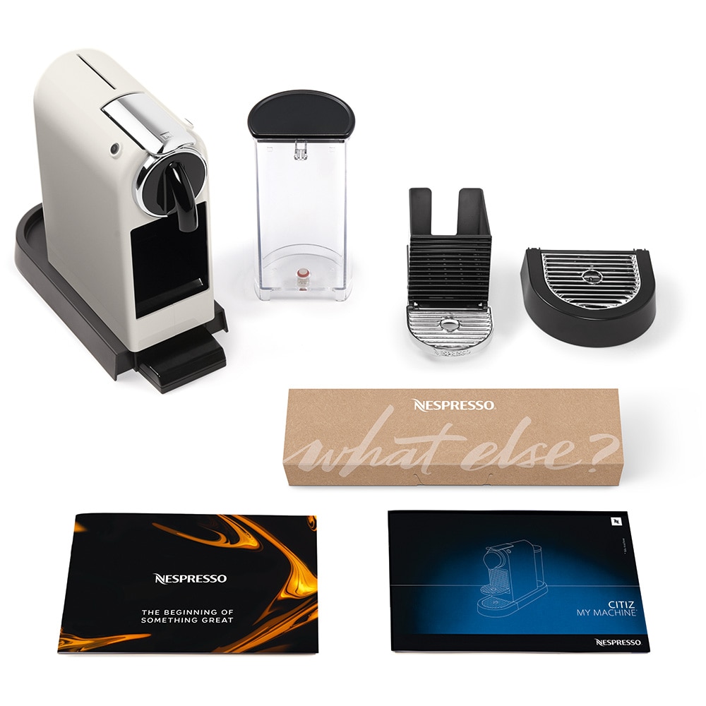 Espressor capsule NESPRESSO CitiZ EN167.W, 1l, 1260W, 19 bar, alb-negru
