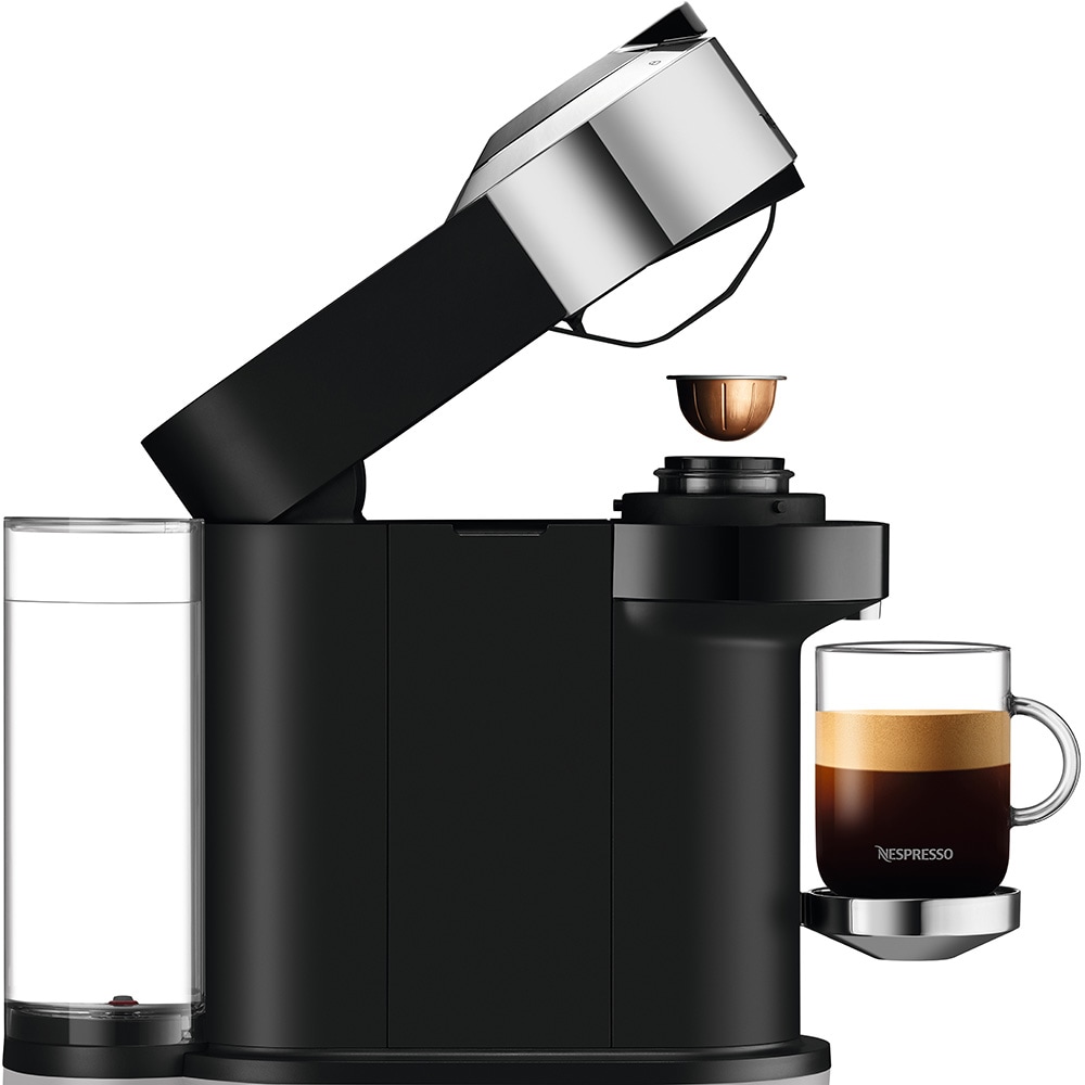 Espressor capsule NESPRESSO Vertuo Next ENV120.C, 1.1l, 1500W, 19 bar, argintiu-negru