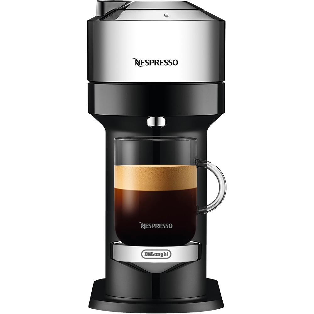 Espressor capsule NESPRESSO Vertuo Next ENV120.C, 1.1l, 1500W, 19 bar, argintiu-negru