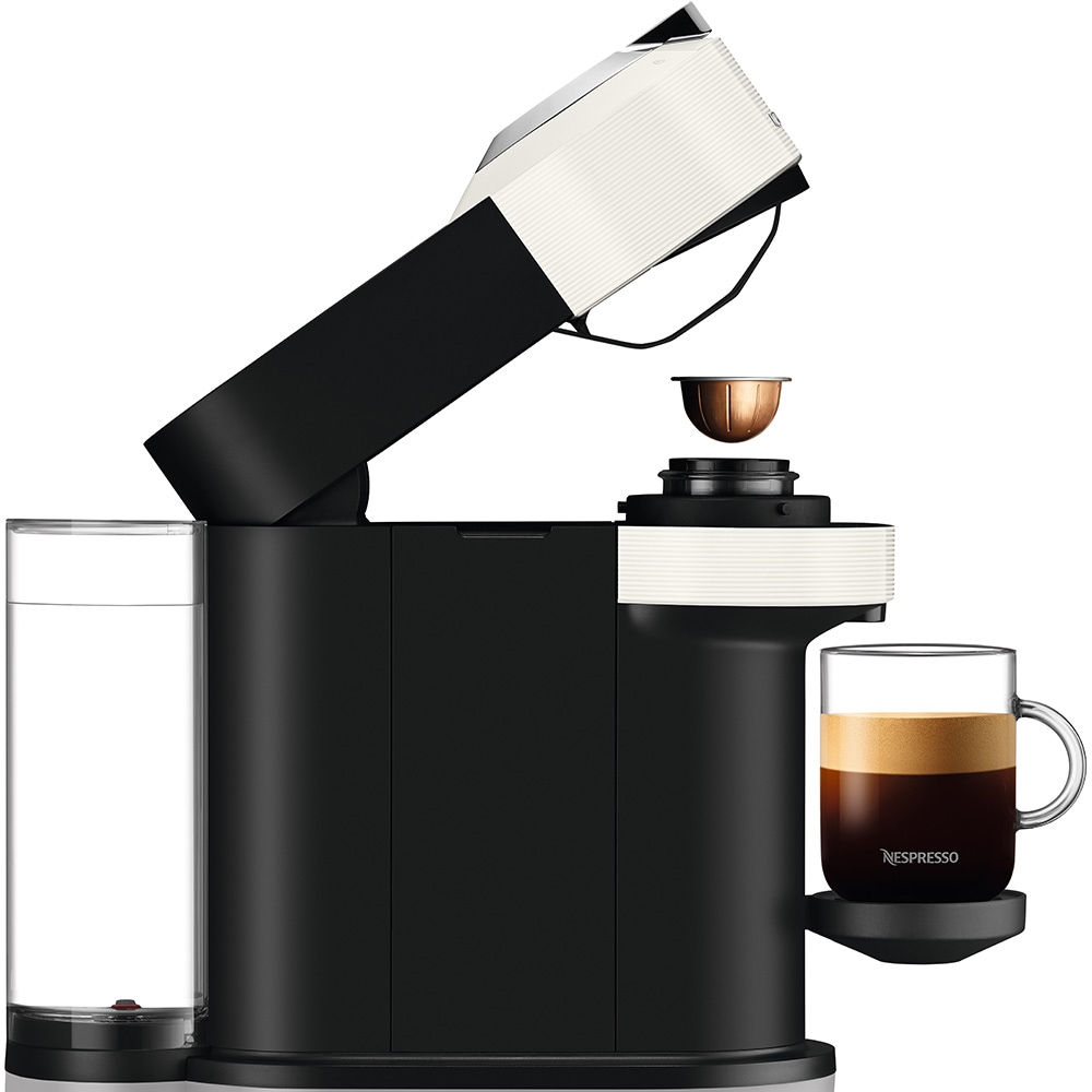Espressor capsule NESPRESSO Vertuo Next ENV120.W, 1.1l, 1500W, 19 bar, alb-negru
