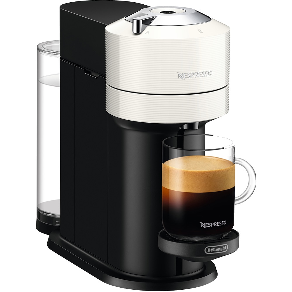Espressor capsule NESPRESSO Vertuo Next ENV120.W, 1.1l, 1500W, 19 bar, alb-negru
