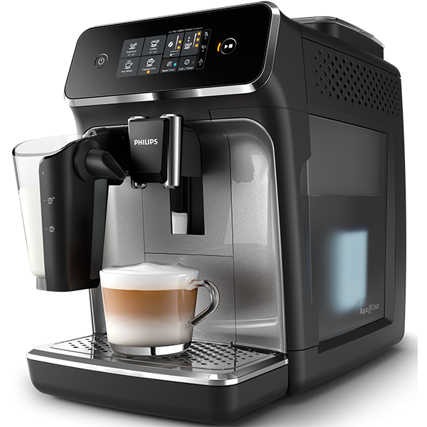 Espressor automat PHILIPS Seria 2000 LatteGo EP2236/40, 1.8l, 1450W, 15 bar, negru-argintiu