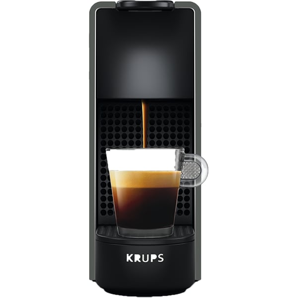 Espressor capsule NESPRESSO Essenza Mini XN110B10, 0.6l, 1300W, 19 bar, gri inchis-negru