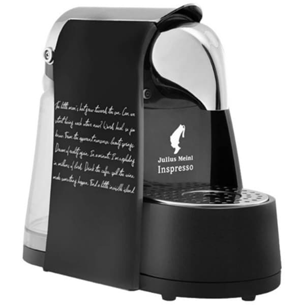 Pachet: Espressor capsule JULIUS MEINL Inspresso + 80 capsule M00134, 1l, 1450W, 15 bar, negru-argintiu