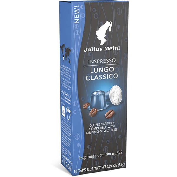 Pachet: Espressor capsule JULIUS MEINL Inspresso + 80 capsule M00134, 1l, 1450W, 15 bar, negru-argintiu