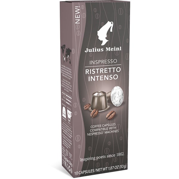 Pachet: Espressor capsule JULIUS MEINL Inspresso + 80 capsule M00134, 1l, 1450W, 15 bar, negru-argintiu