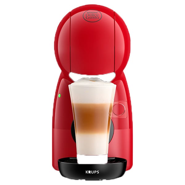 Espressor capsule KRUPS Nescafe Dolce Gusto Piccolo XS KP1A0531, 0.8l, 1600W, 15 bar, functia Eco, rosu-negru