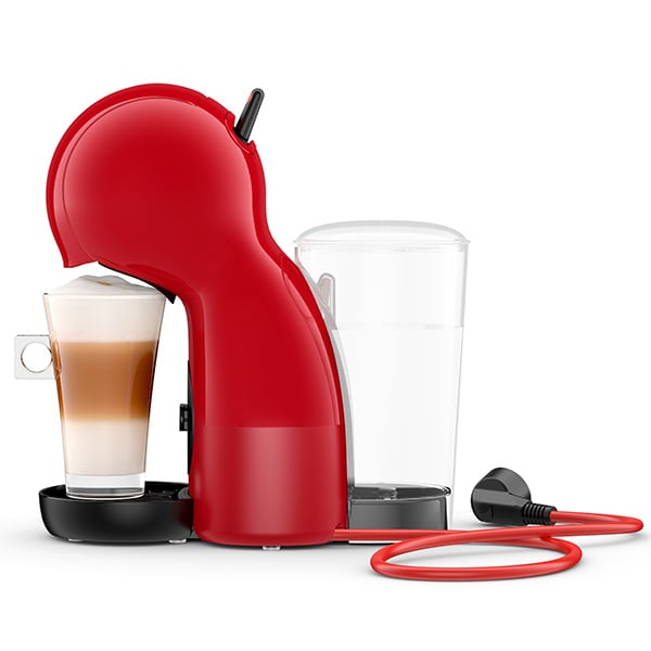 Espressor capsule KRUPS Nescafe Dolce Gusto Piccolo XS KP1A0531, 0.8l, 1600W, 15 bar, functia Eco, rosu-negru