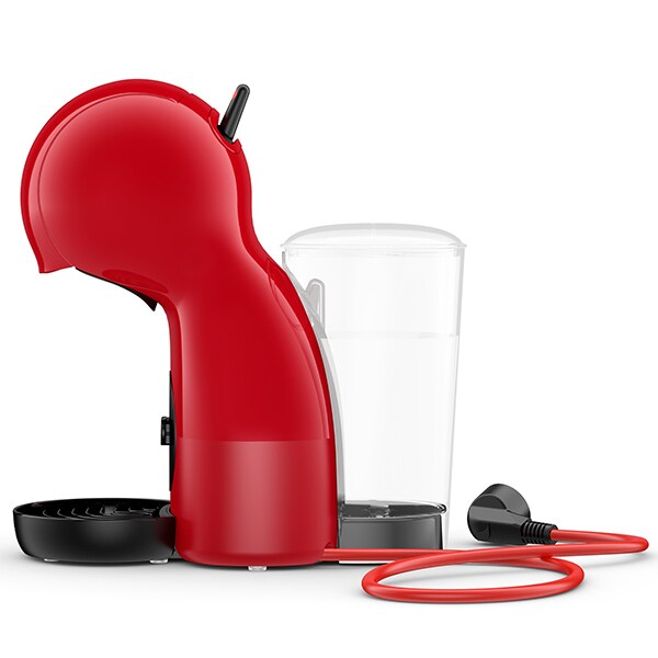 Espressor capsule KRUPS Nescafe Dolce Gusto Piccolo XS KP1A0531, 0.8l, 1600W, 15 bar, functia Eco, rosu-negru