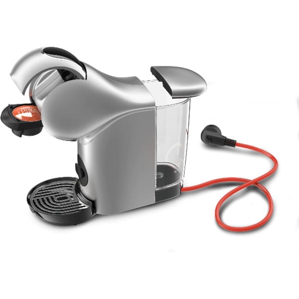 Espressor capsule KRUPS Genio S KP440E31, 0.8l, 1500W, 15 bar, argintiu-negru