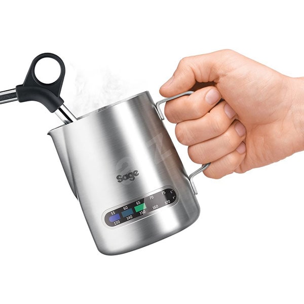 Espressor manual SAGE BES875BKS, 2l, 1850W, 15 bar, sistem Thermocoil, negru-argintiu