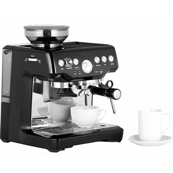 Espressor manual SAGE BES875BKS, 2l, 1850W, 15 bar, sistem Thermocoil, negru-argintiu