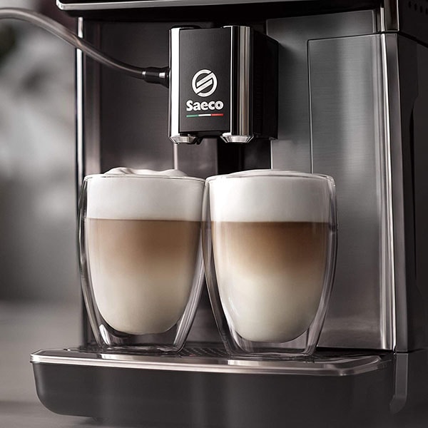 Espressor automat SAECO GranAroma SM6585/00, 1.8l, 1500W, 15 bar, argintiu-negru