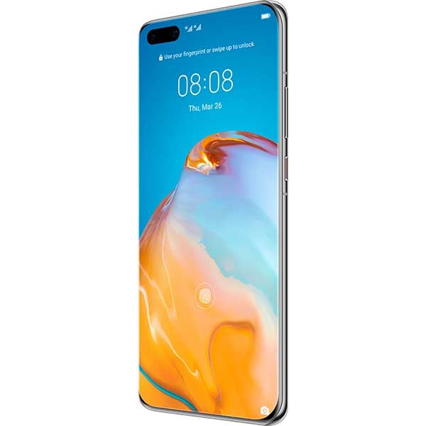 Telefon HUAWEI P40 Pro 5G, 256GB, 8GB RAM, Dual SIM, Silver Frost