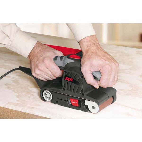 Masina de slefuit cu banda SKIL 1210AA, 650W, 300m/min, banda 76x457mm, banda slefuire + sac pentru praf