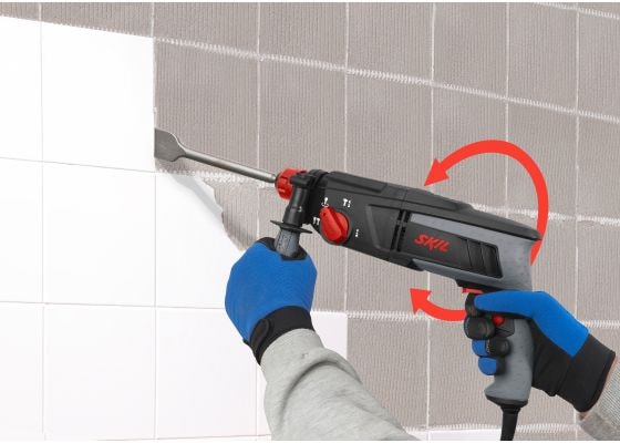 Ciocan rotopercutor SKIL 1763AA, 1010W, 2.4J, 950RPM, 4100BPM, SDS plus