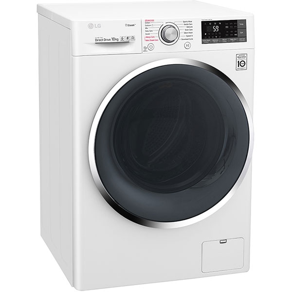 Masina de spalat rufe frontala LG F4J7JY2W, Wi-Fi, 10kg, 1400rpm, A+++, alb