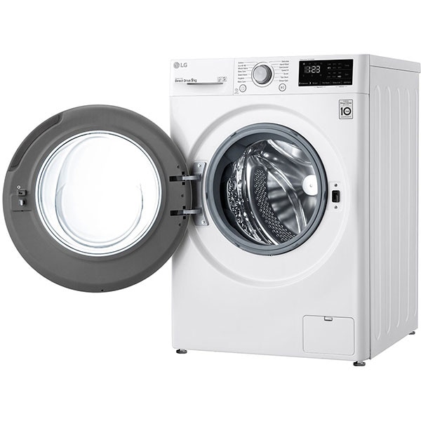 Masina de spalat rufe frontala LG F4WV309N4E, 9 kg, 1400rpm, Clasa B, alb