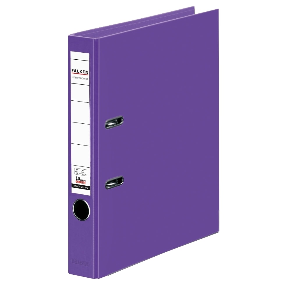 Biblioraft plastifiat FALKEN Chromcolor, A4, 80 mm, mov