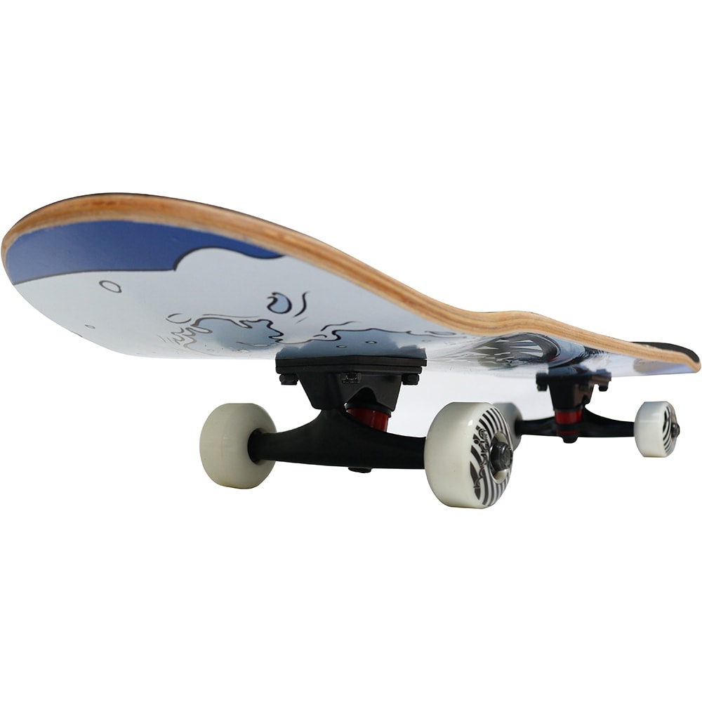 Skateboard MYRIA MY7216 Shark, 79 x 20 cm, lemn, albastru