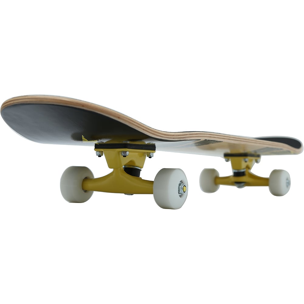 Skateboard MYRIA MY7218 Clasic, 79 x 20 cm, lemn, bej-galben