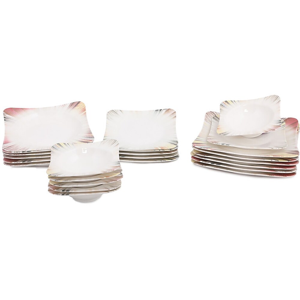 Set de masa GURAL Spinoza GBSSPN24Y4100725, 24 piese, portelan