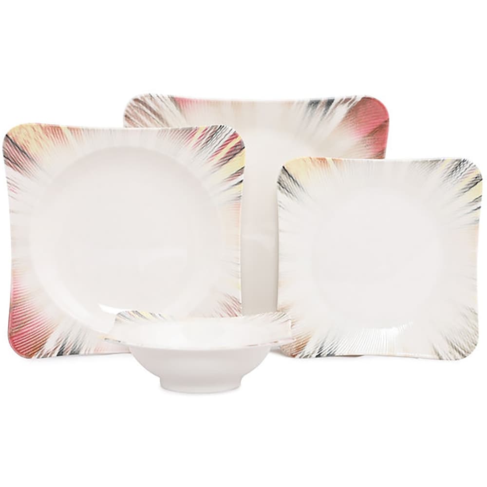 Set de masa GURAL Spinoza GBSSPN24Y4100725, 24 piese, portelan