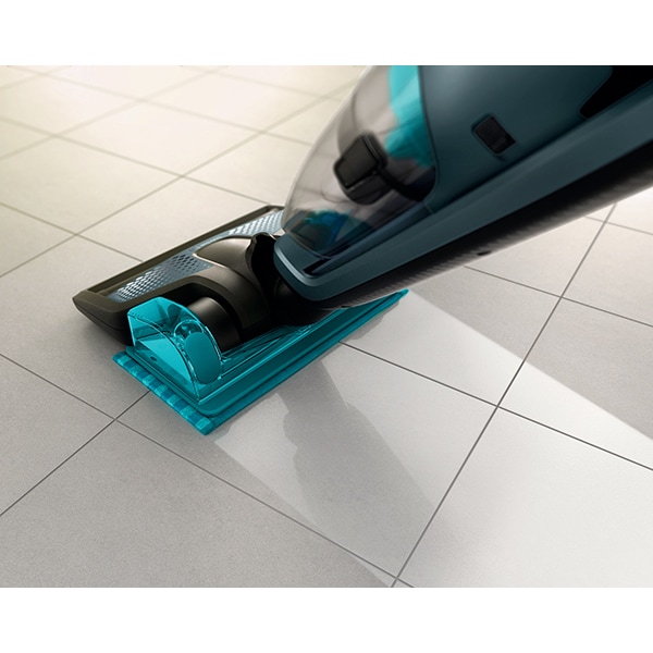 Aspirator vertical PowerPro Aqua 3in1 PHILIPS FC6408/01, 0.6l, 25.2V, autonomie max 60 min, PowerCyclone, argintiu-negru 