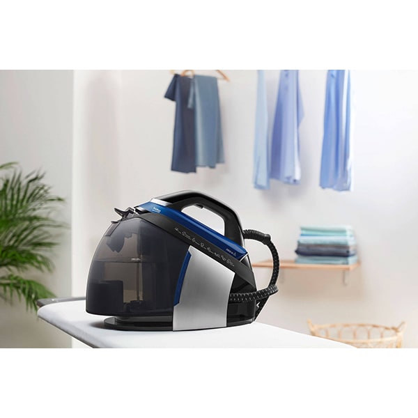 Statie de calcat BEKO HygieneShield SGA8328B, 2800W, 450g/min, 1.8l, talpa SteamXtra, albastru-negru 