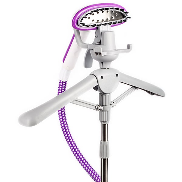 Aparat de calcat vertical DAEWOO DGS1600DP, 1600W, 40g/min, 1.5l, talpa otel, alb-violet