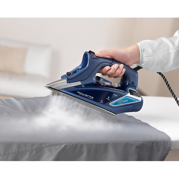 Fier de calcat ROWENTA Steamforce DW9240F1, 3100W, 230g/min, 350ml, talpa Microsteam 400 Profile Laser, albastru inchis