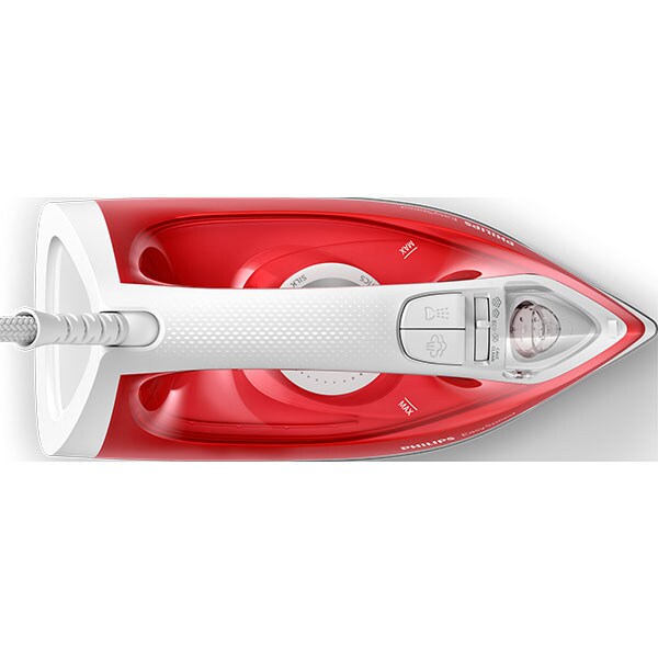 Fier de calcat PHILIPS EasySpeed GC1742/40, 2000W, 90g/min, 220ml, talpa SteamGlide, alb-rosu
