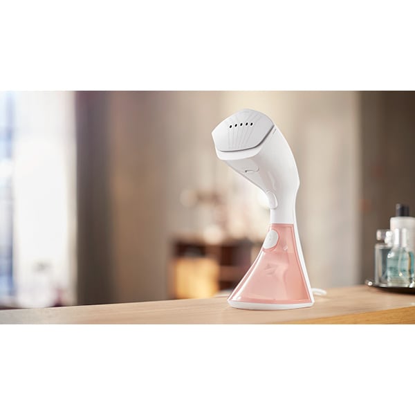 Aparat de calcat vertical PHILIPS 8000 Series GC801/10, 1600W, 32g/min, 230ml, alb-roz