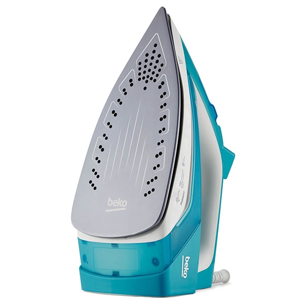 Fier de calcat BEKO SIM3122T, 2200W, 140g/min, 240 ml, talpa ceramica, alb-turcoaz