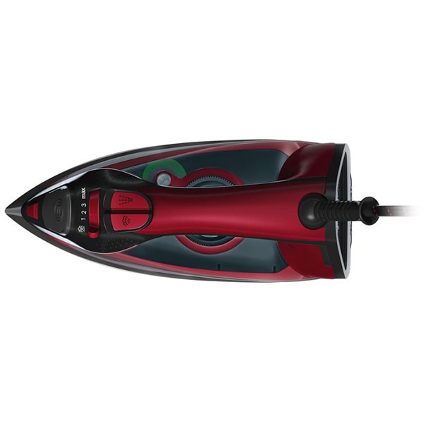 Fier de calcat BOSCH Sensixx'x DA50 EditionRosso TDA503001P, 300W, 200g/min, 350ml, talpa Ceranium Glissee, negru-rosu