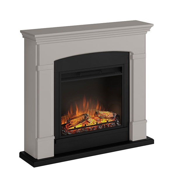 Semineu electric TAGU Helmi Light Beige, 1500W, Focar 3D,Bej