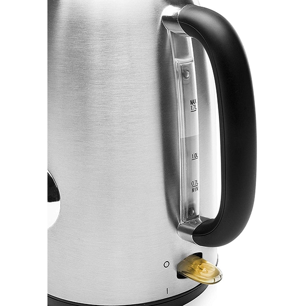 Fierbator apa PRINCESS Retro 123602801001, 1.7l, 3000W, argintiu-negru