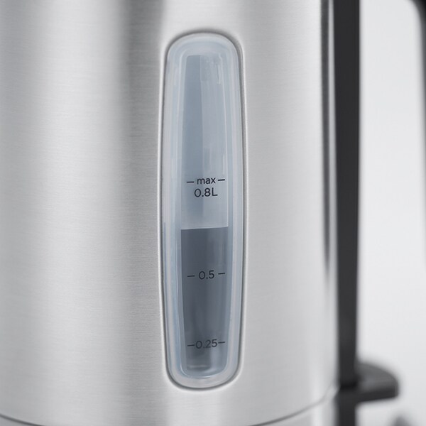 Fierbator apa RUSSELL HOBBS Compact Home Brushed 24190-70, 0.8l, 2200W, argintiu-negru