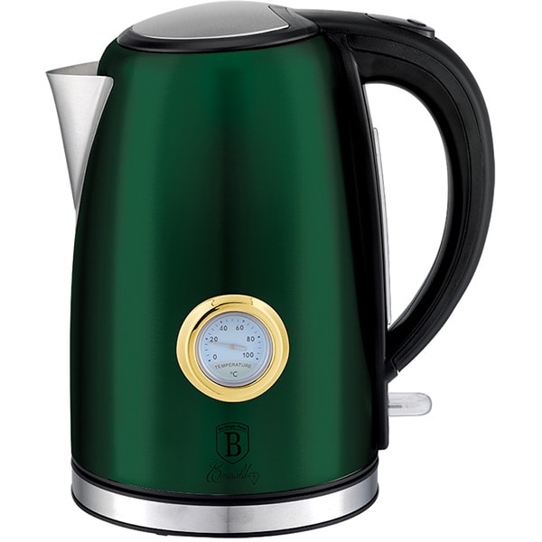Fierbator apa BERLINGER HAUS BH/9072, 1.7l, 2200W, verde inchis-argintiu