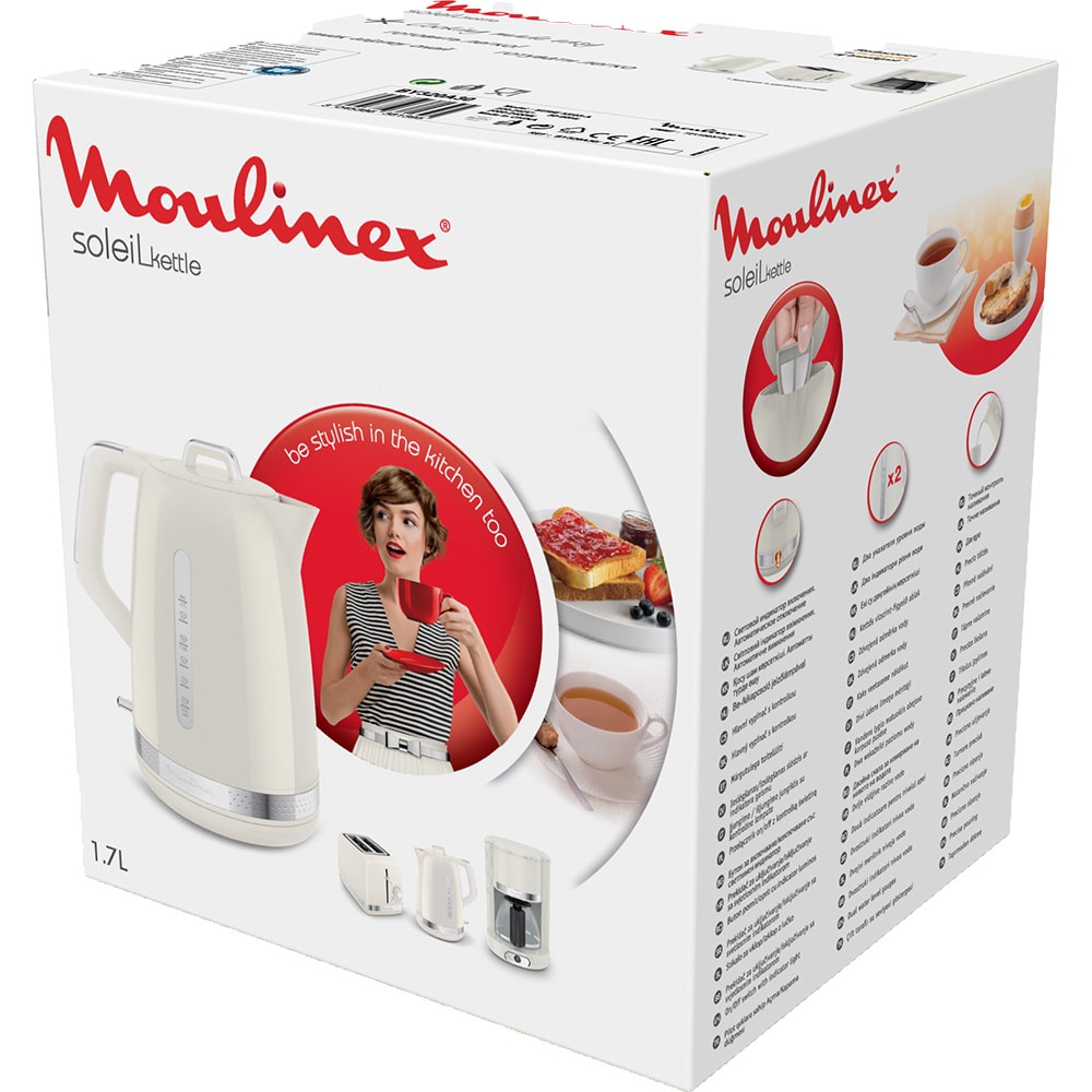 Fierbator apa MOULINEX BY320A30, 1.7l, 2400W, alb