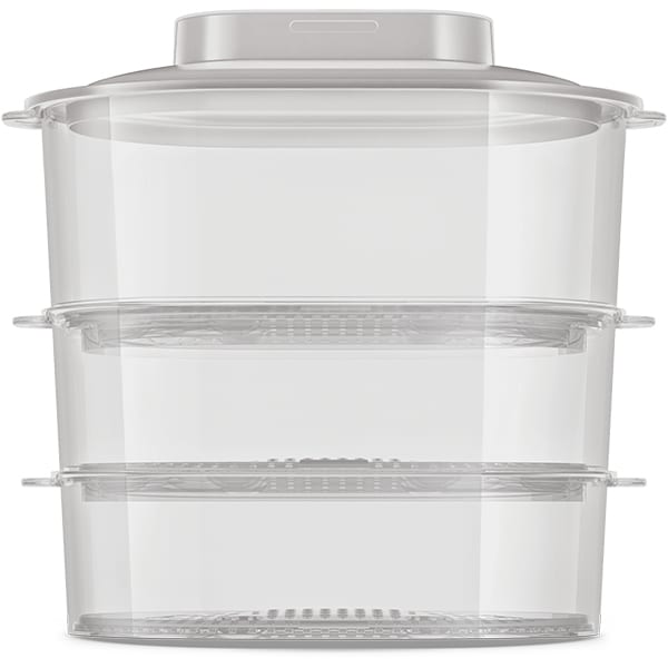 Aparat de gatit la aburi Philips HD9126/90, 3 cosuri, 9l, 900W, negru 