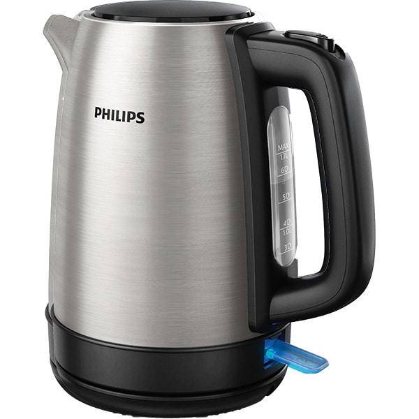 Fierbator apa PHILIPS Daily Collection HD9350/90, 1.7l, 2200W, argintiu-negru