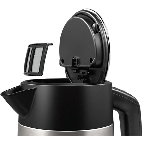 Fierbator apa BOSCH DesignLine TWK4P440, 1.7l, 2400W, argintiu-negru